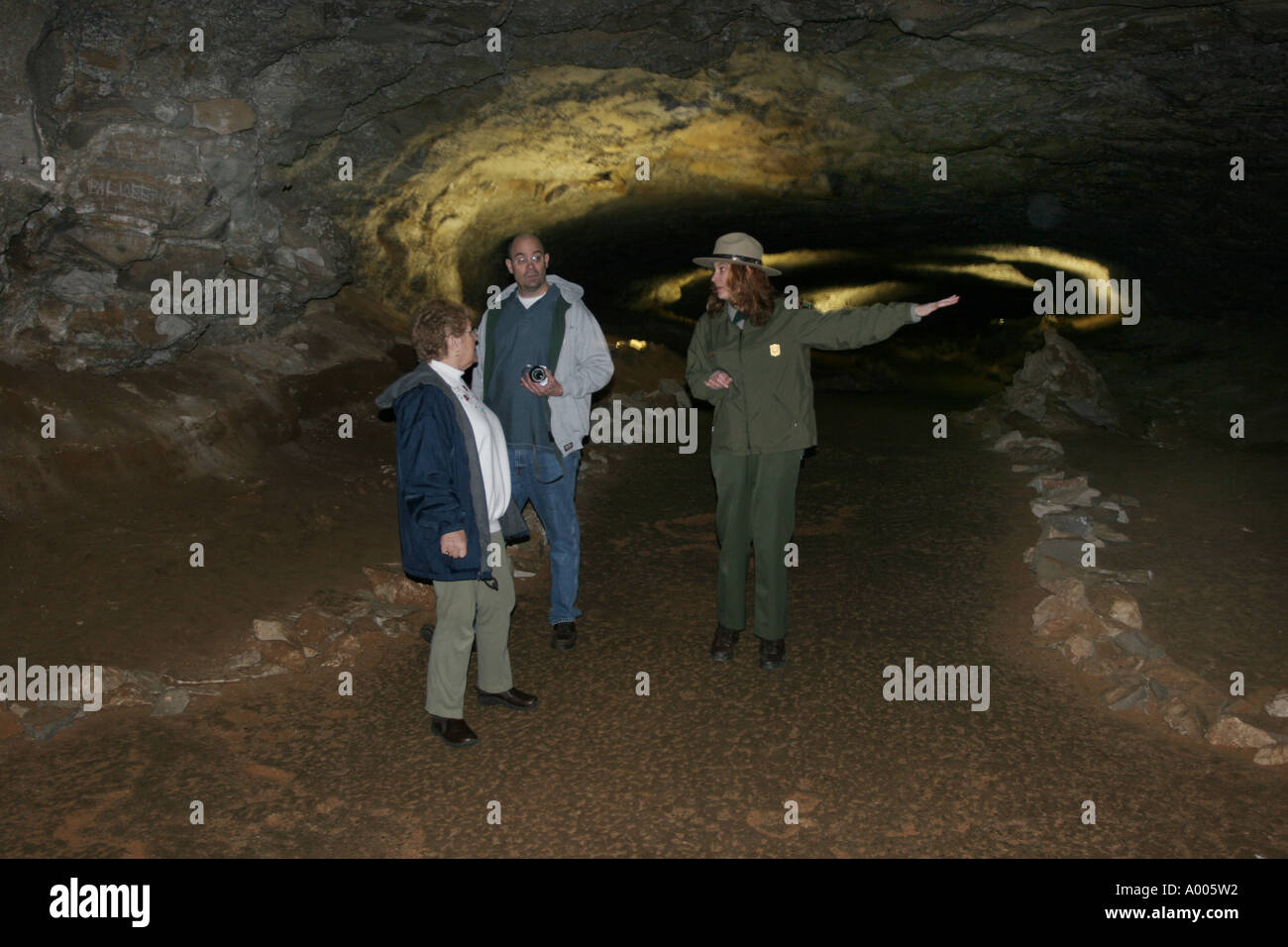 Mammoth Cave National Park female ranger Stock Photo Alamy