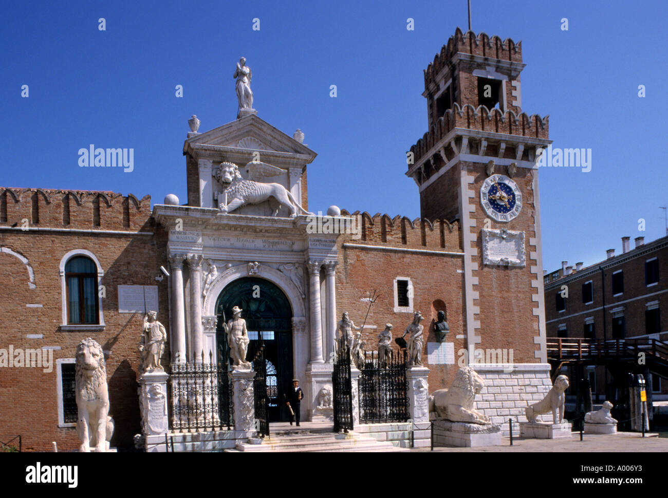 Italy Venice Italy Venice Arsenal Neptune Baroque ( Neptune Roman god