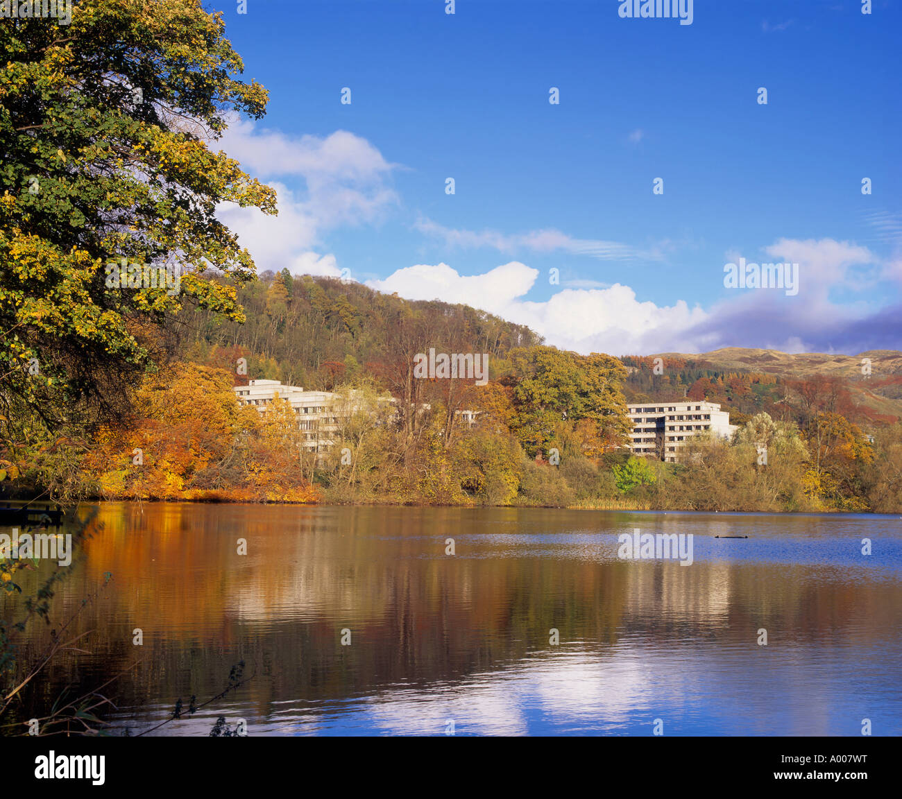 Stirling University Campus, Stirling City, Scotland, UK Stock Photo