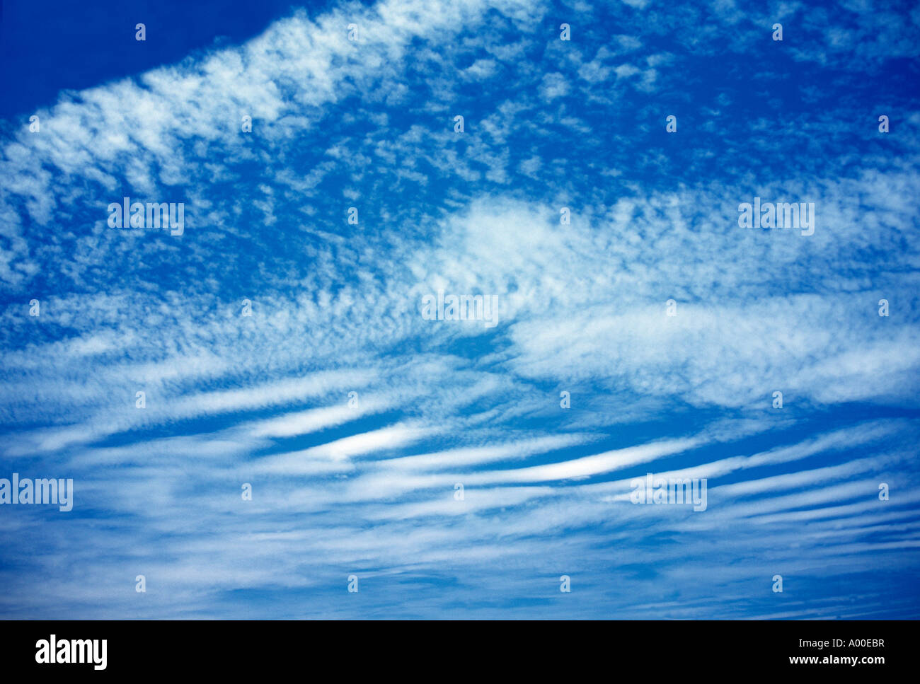 Altocumulus Clouds Antigua Stock Photo - Alamy