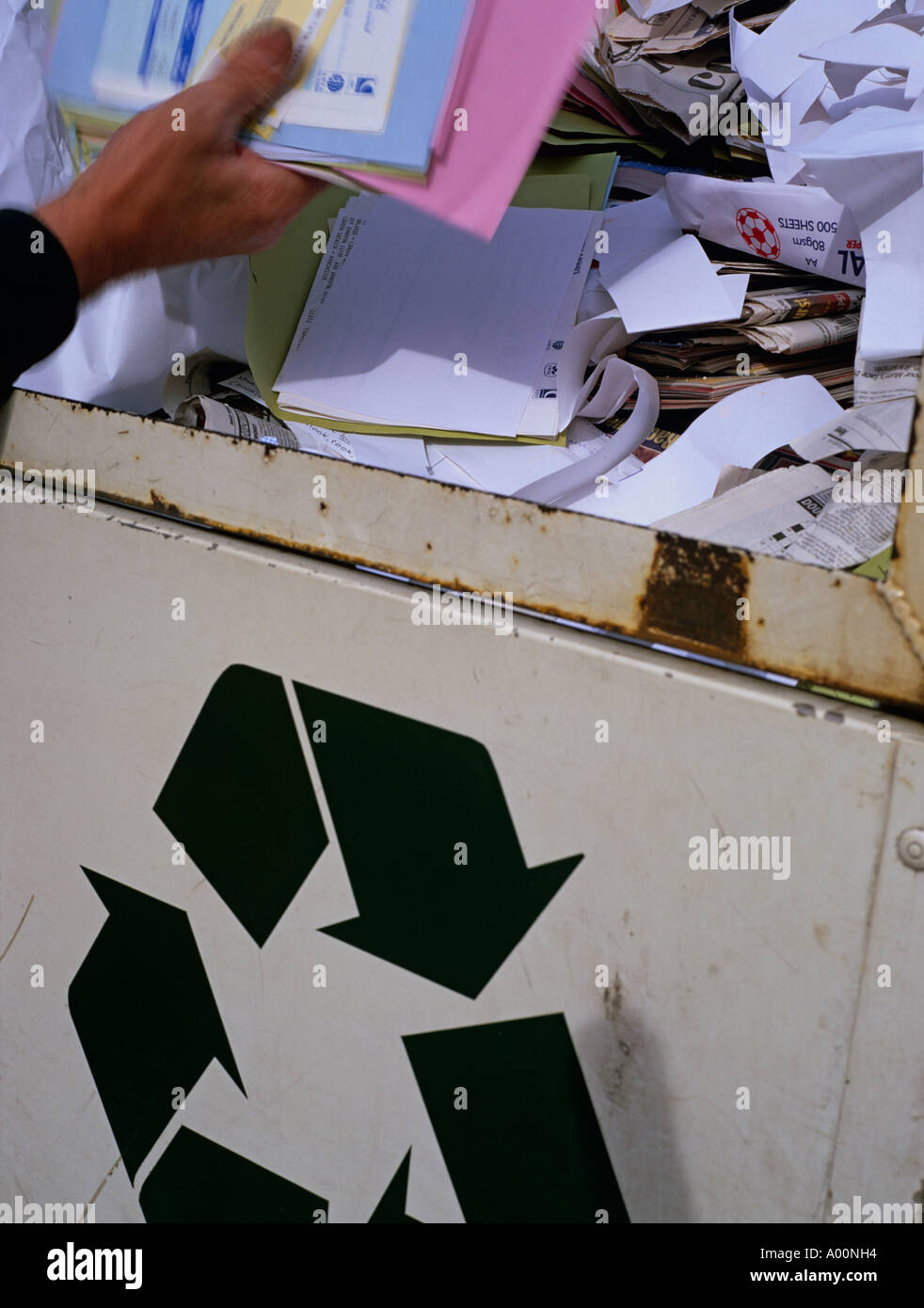 recycling-paper-from-industry-north-wales-uk-stock-photo-alamy