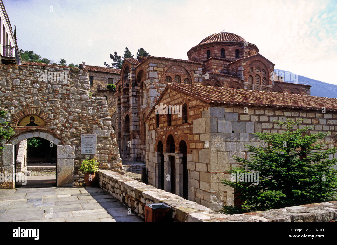 Hosios Loukas Monastery Greece Stock Photo