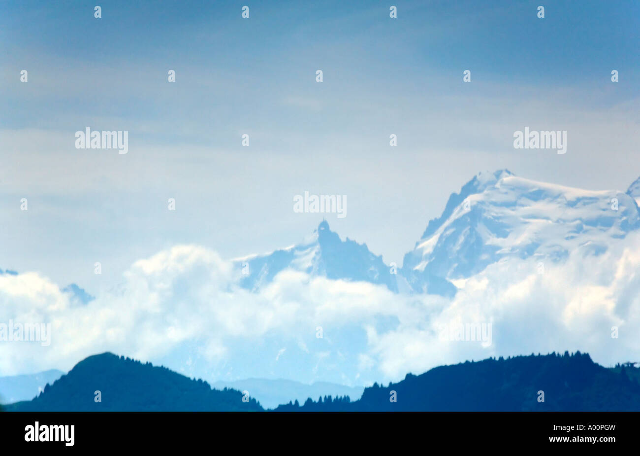 Aiguille du Midi near Mont Blanc Stock Photo - Alamy