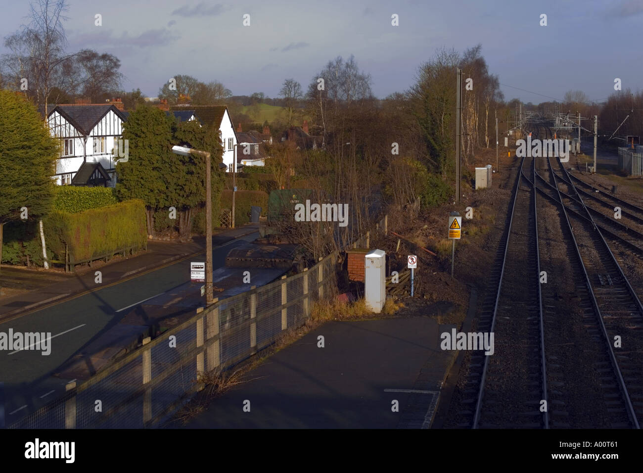 railways the station at Barnt Green a suburb of birmingham