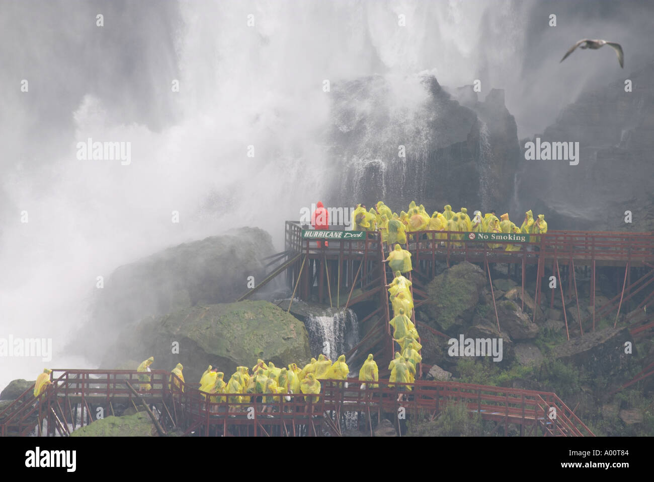 Niagara Falls Cave of the Winds Tour Stock Photo Alamy