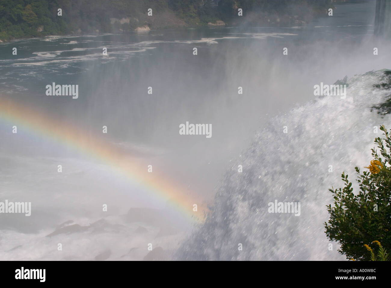 Rainbow at Niagara Falls Stock Photo - Alamy