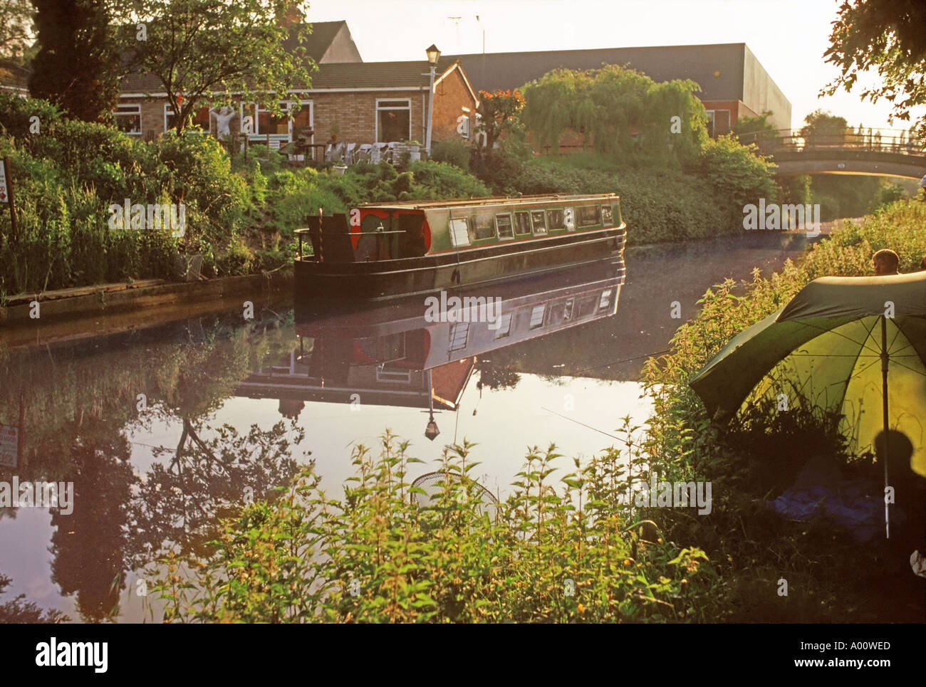 england midlands warwickshire the coventry canal polesworth Stock Photo