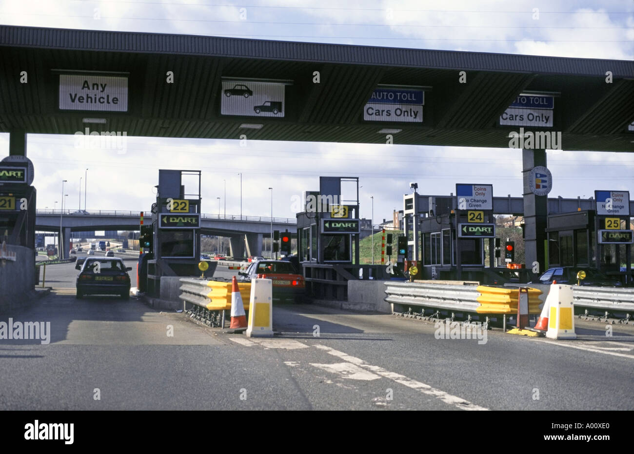 england the M25 the dartford toll crossing Stock Photo Alamy