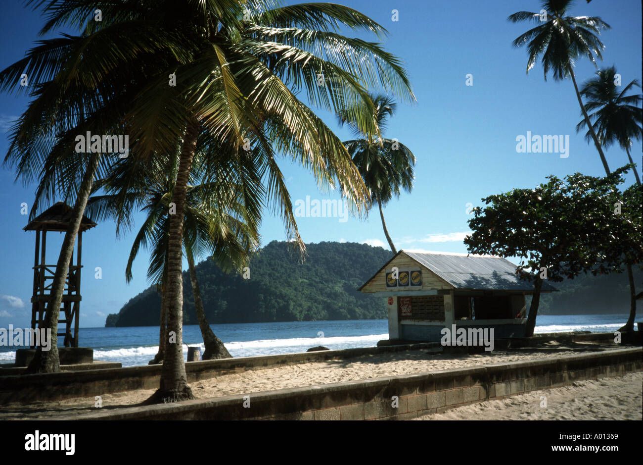 shack on Maracas Beach Trinidad West Indies Stock Photo Alamy