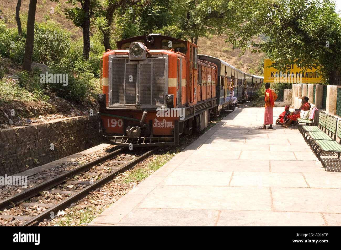 Kangra Toy Train Kangra Mandir Railway Station Himachal Pradesh India