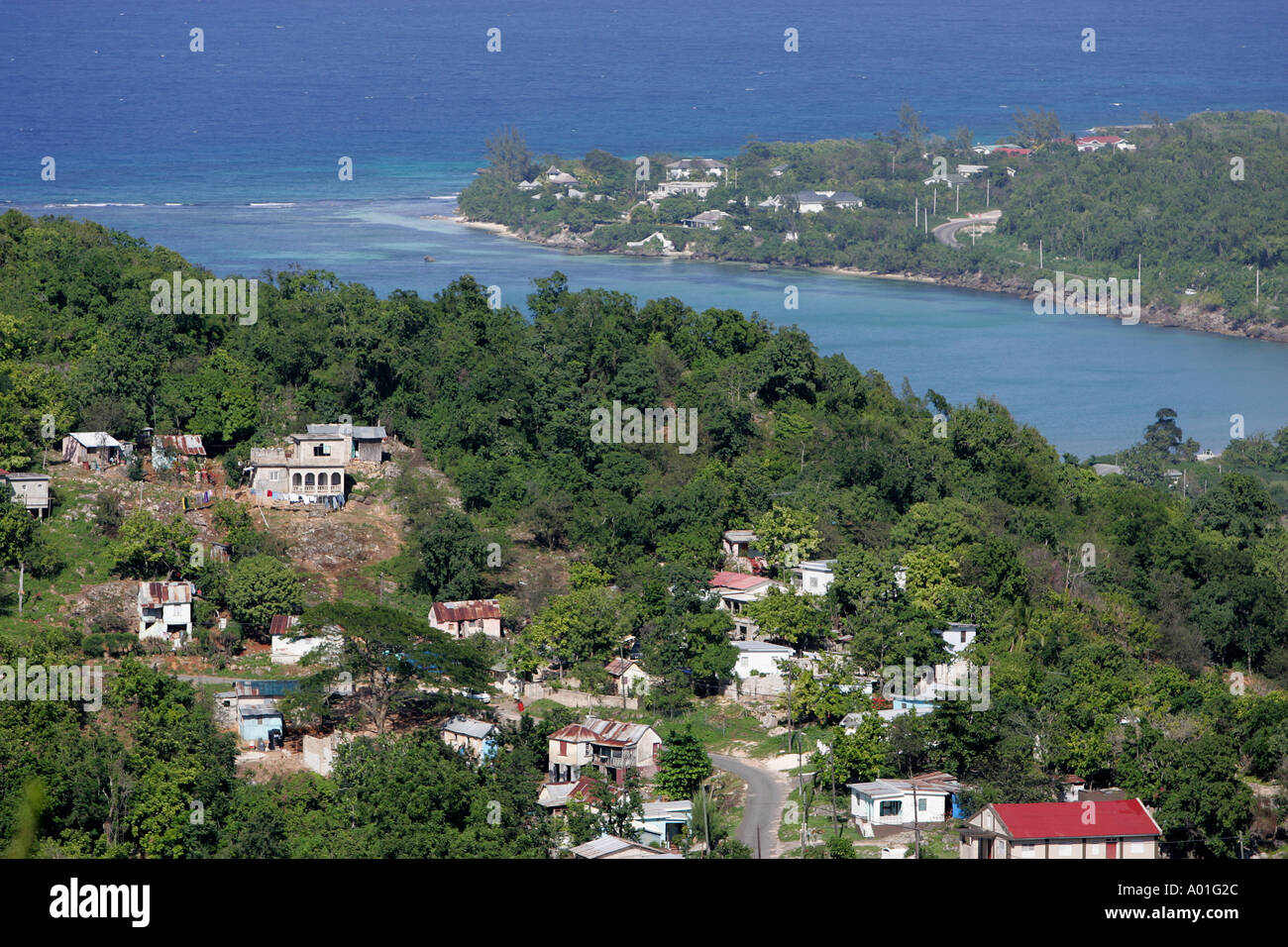 Countryside Jamaica Stock Photo
