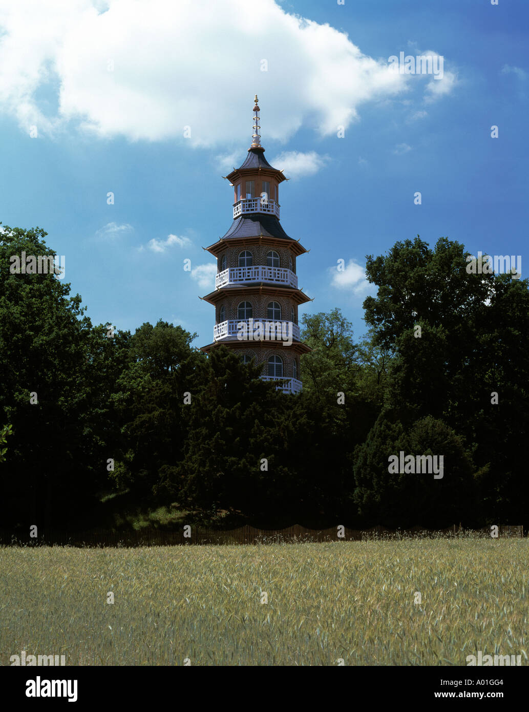 Backsteinpagode, EnglischChinesischer Garten, Oranienbaum