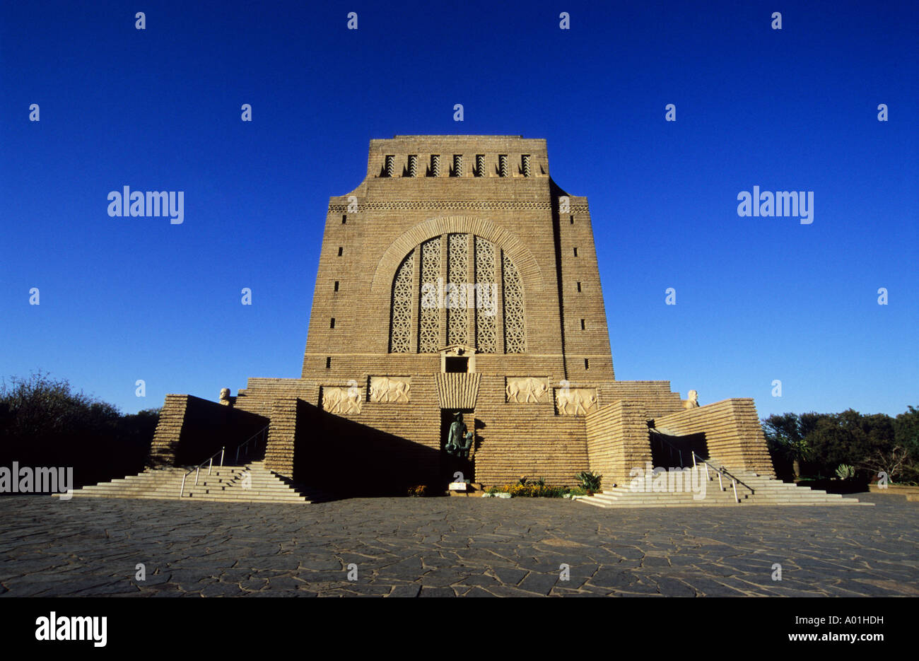 Cultures, Afrikaner people, Voortrekker Monument building, Pretoria, South Africa, pioneers of mass land migration, 1830s, historical event, ethnic Stock Photo