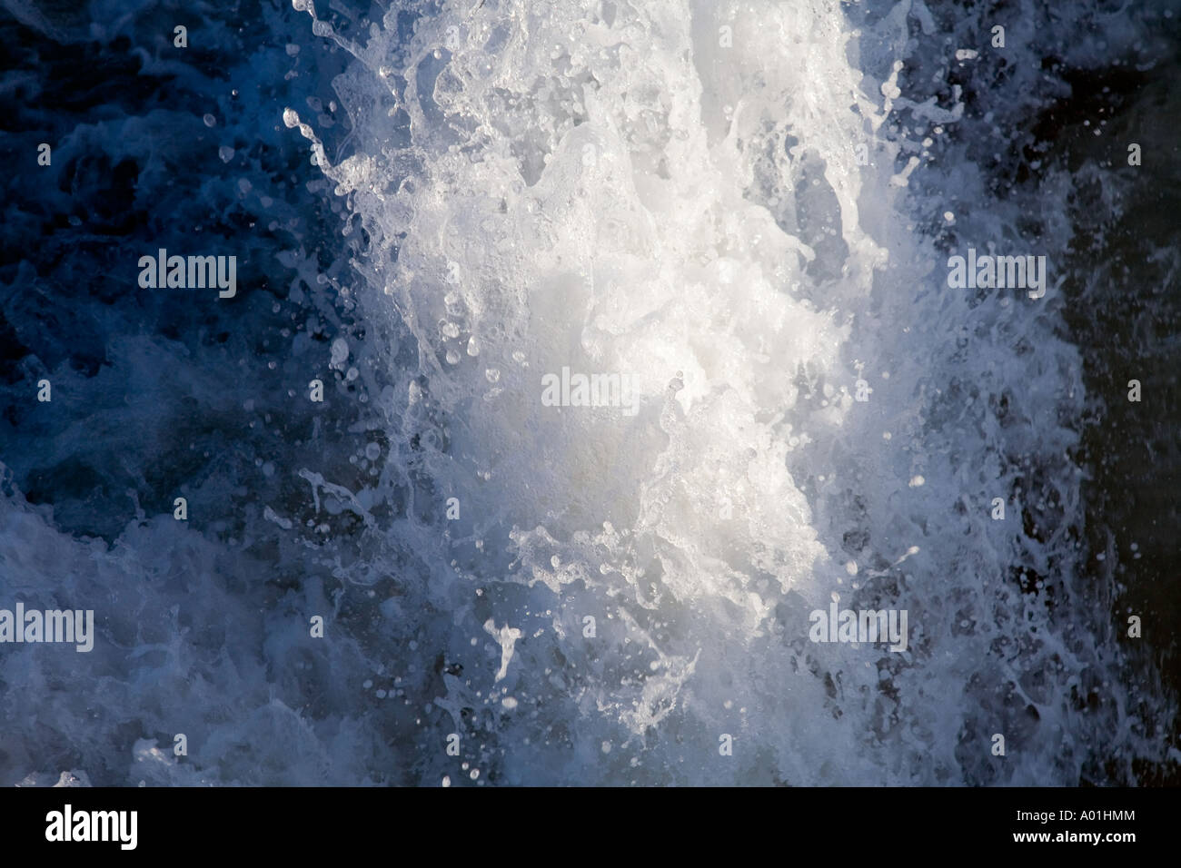 water sample from outfall for environmental analyses Stock Photo