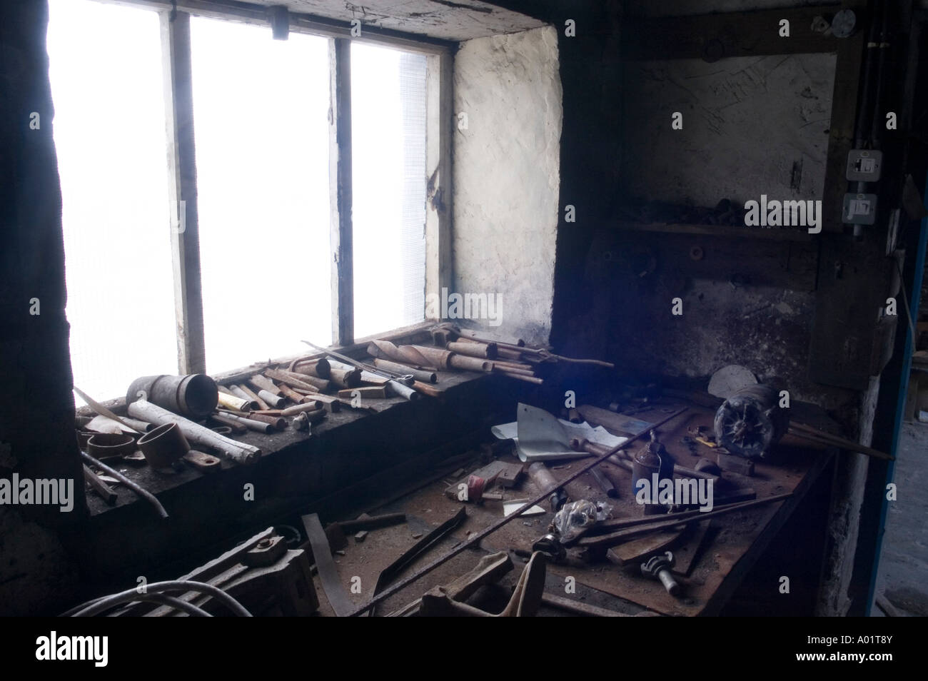 Blaenau Ffestiniog, Closed Slate Mine (1995), Wales Stock