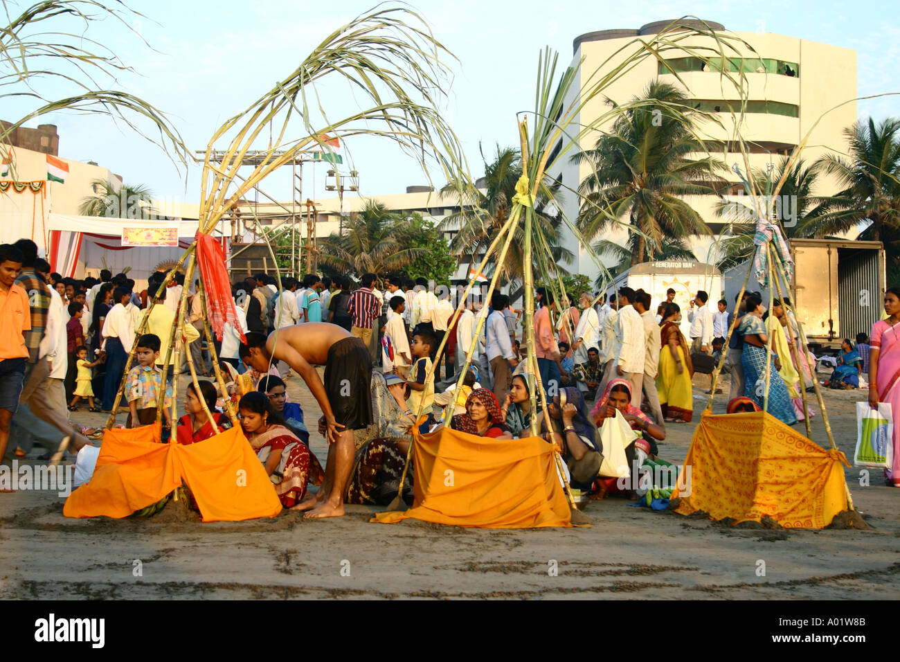 RSC0263 Hindu religious rituals Chath Puja India Stock Photo - Alamy