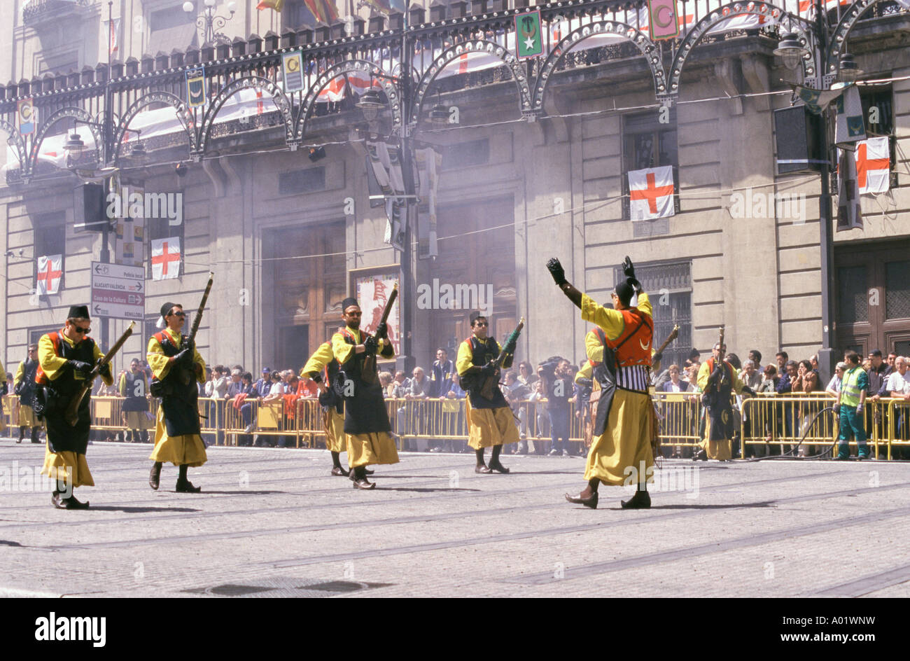 Moors and Christians Festival. Alcoy. Alicante province. Spain Stock Photo  - Alamy