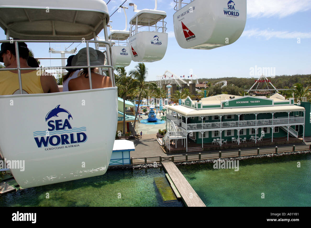 Gondola at Sea World Gold Coast QLD Australia Stock Photo - Alamy