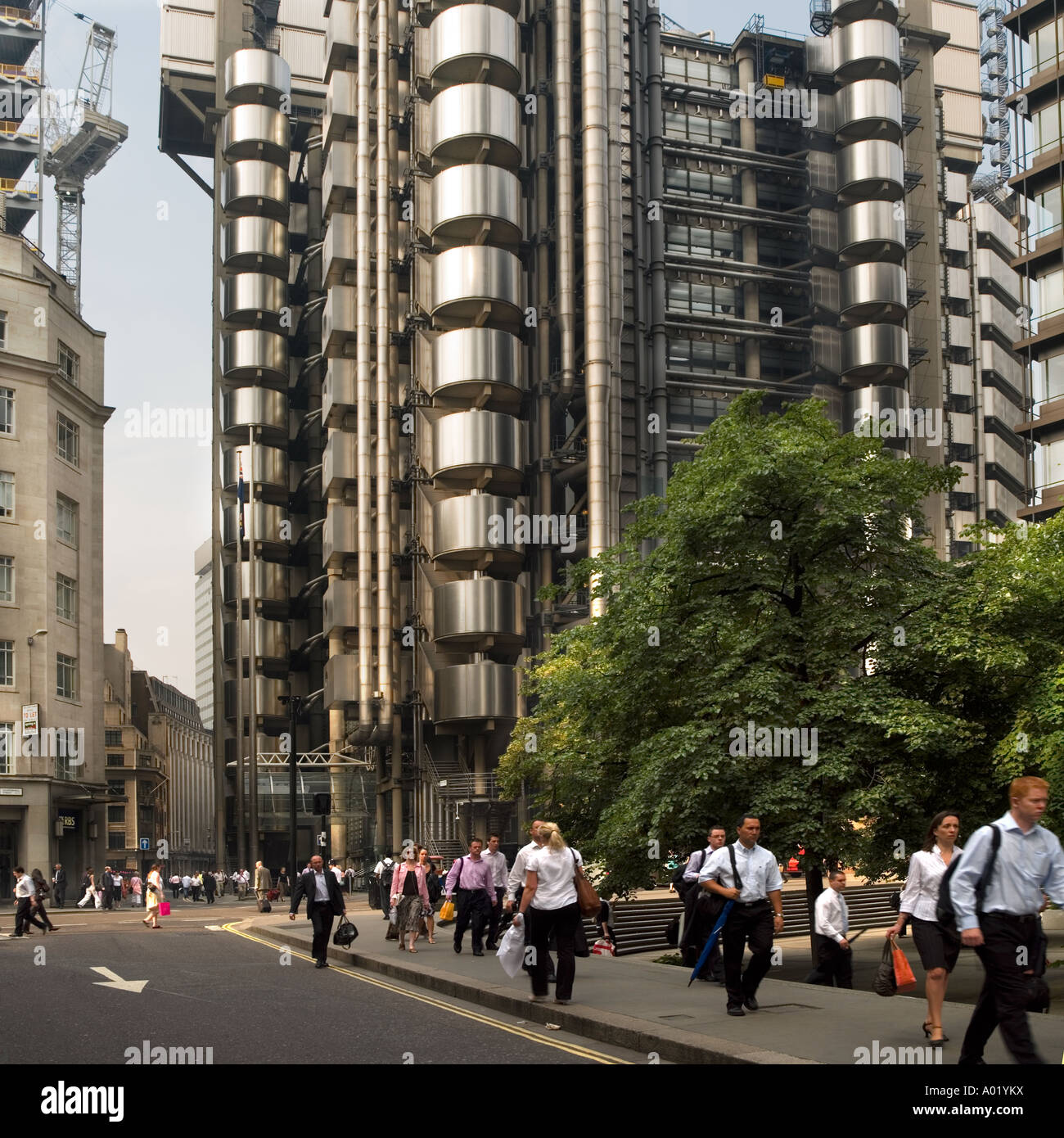 Office workers at Lloyds London UK Stock Photo - Alamy