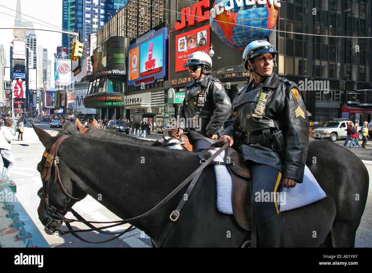 Black Police Horse High Resolution Stock Photography and Images - Alamy