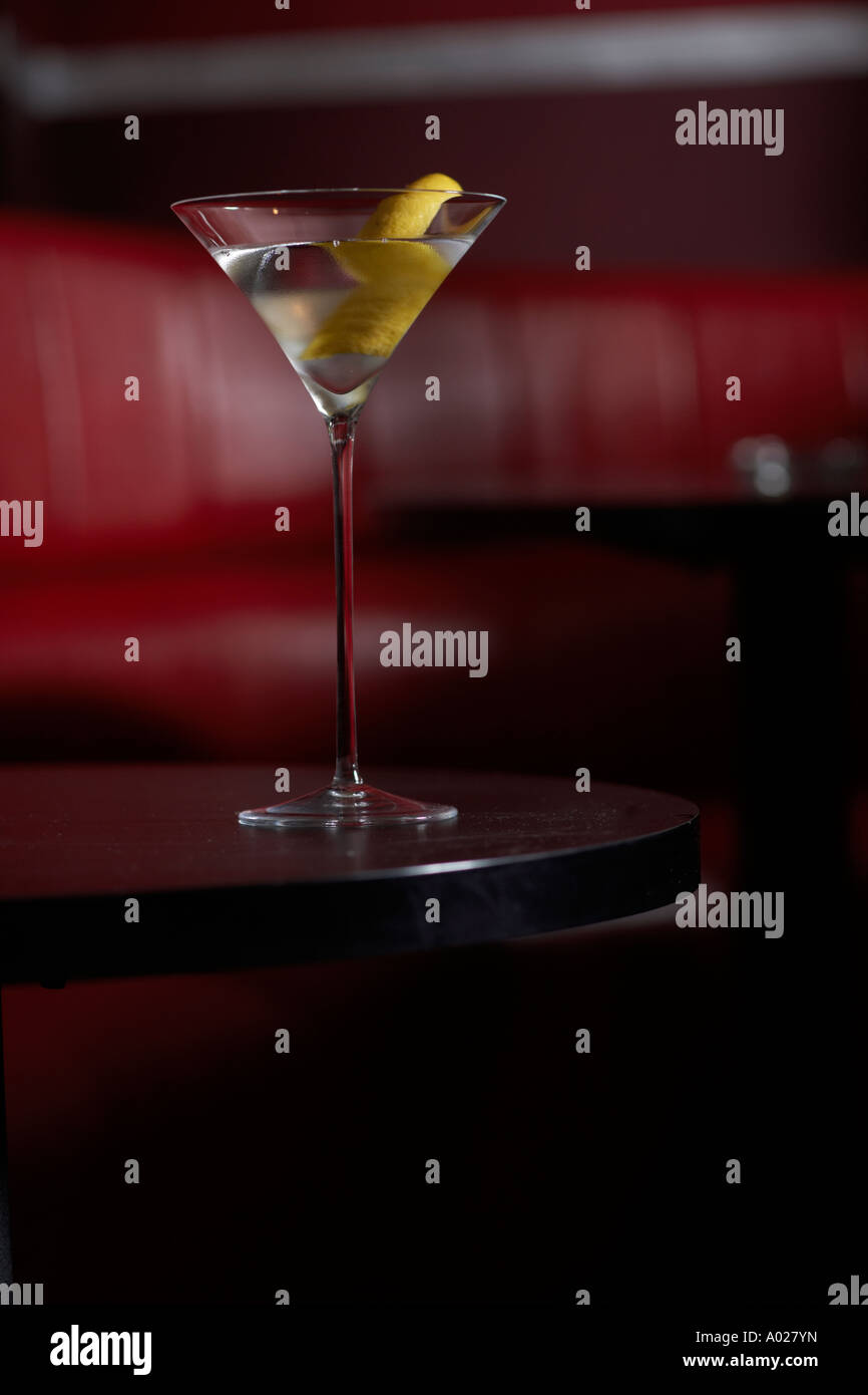 Vodka or gin Martini Stock Photo Alamy