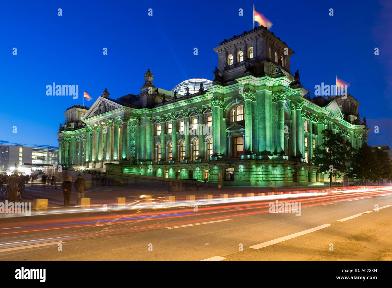 Germany Berlin Reichstag Parliament Building and Glass Dome By Norman ...