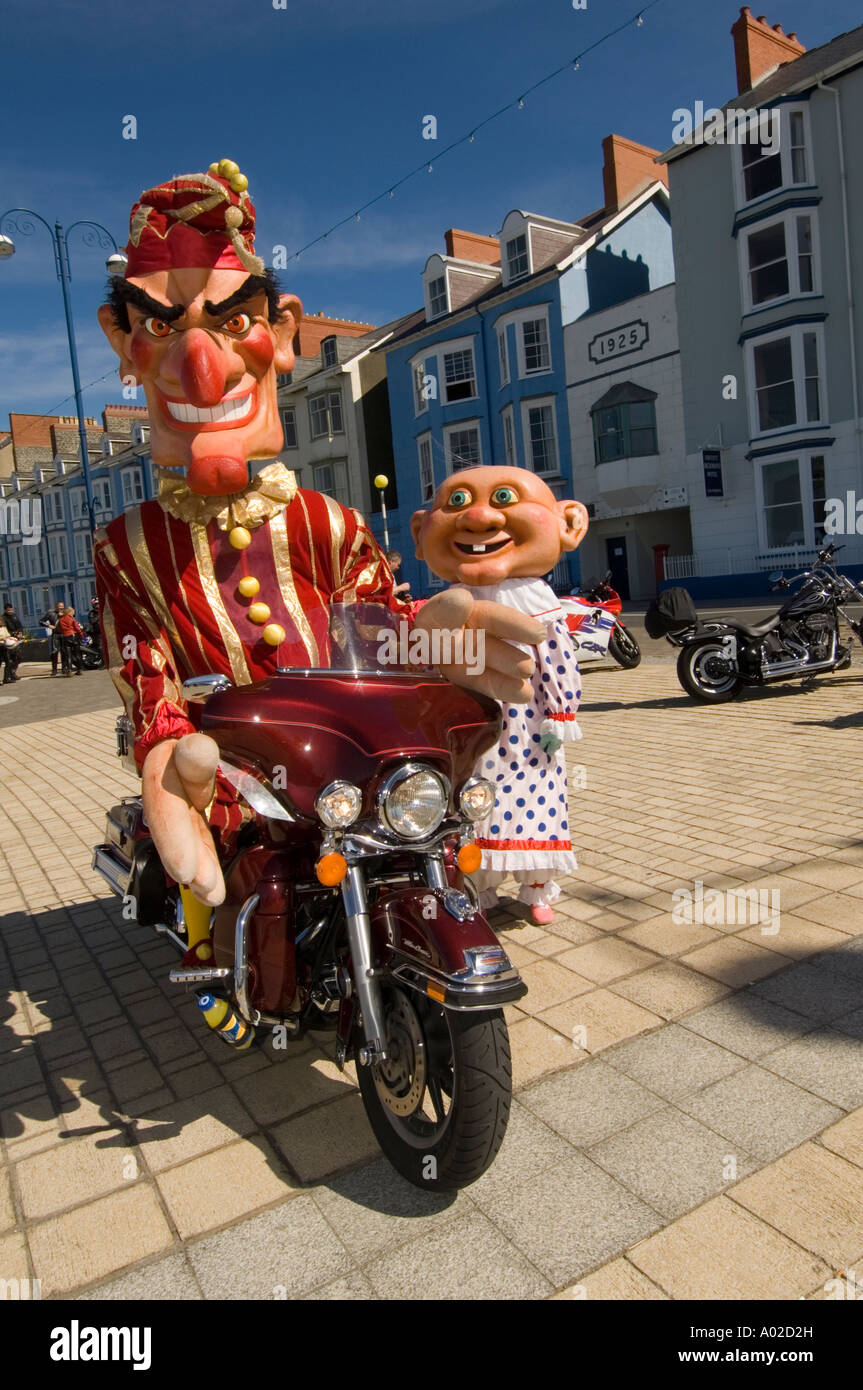 aberystwyth annual punch and judy festival, promenade seafront, august
