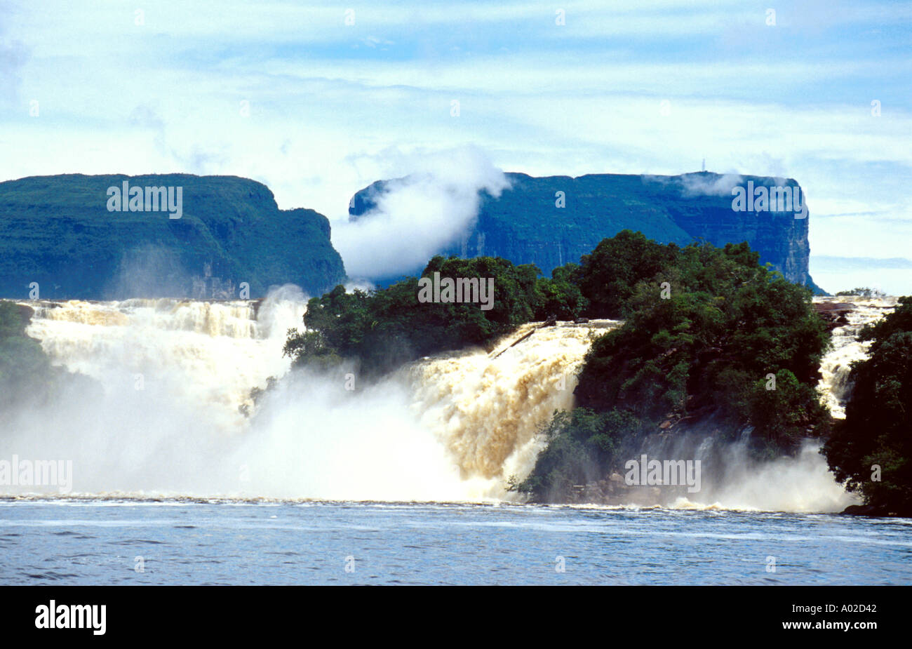 Waterfalls at Canaima, Amazon Jungle, Venezuela Stock Photo Alamy