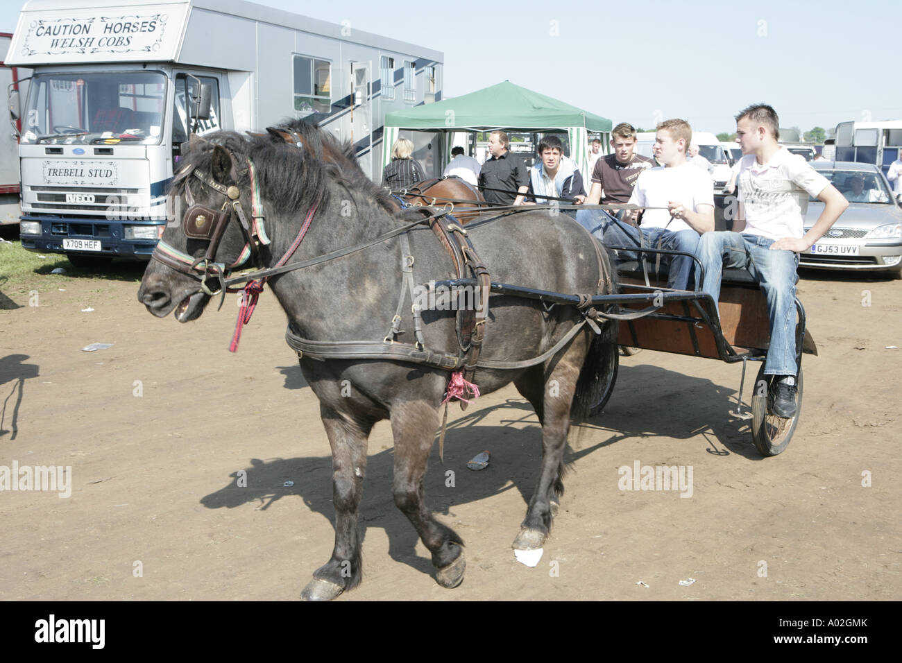 The Horse Fair which is held twice a year in the cotswold town of Stow