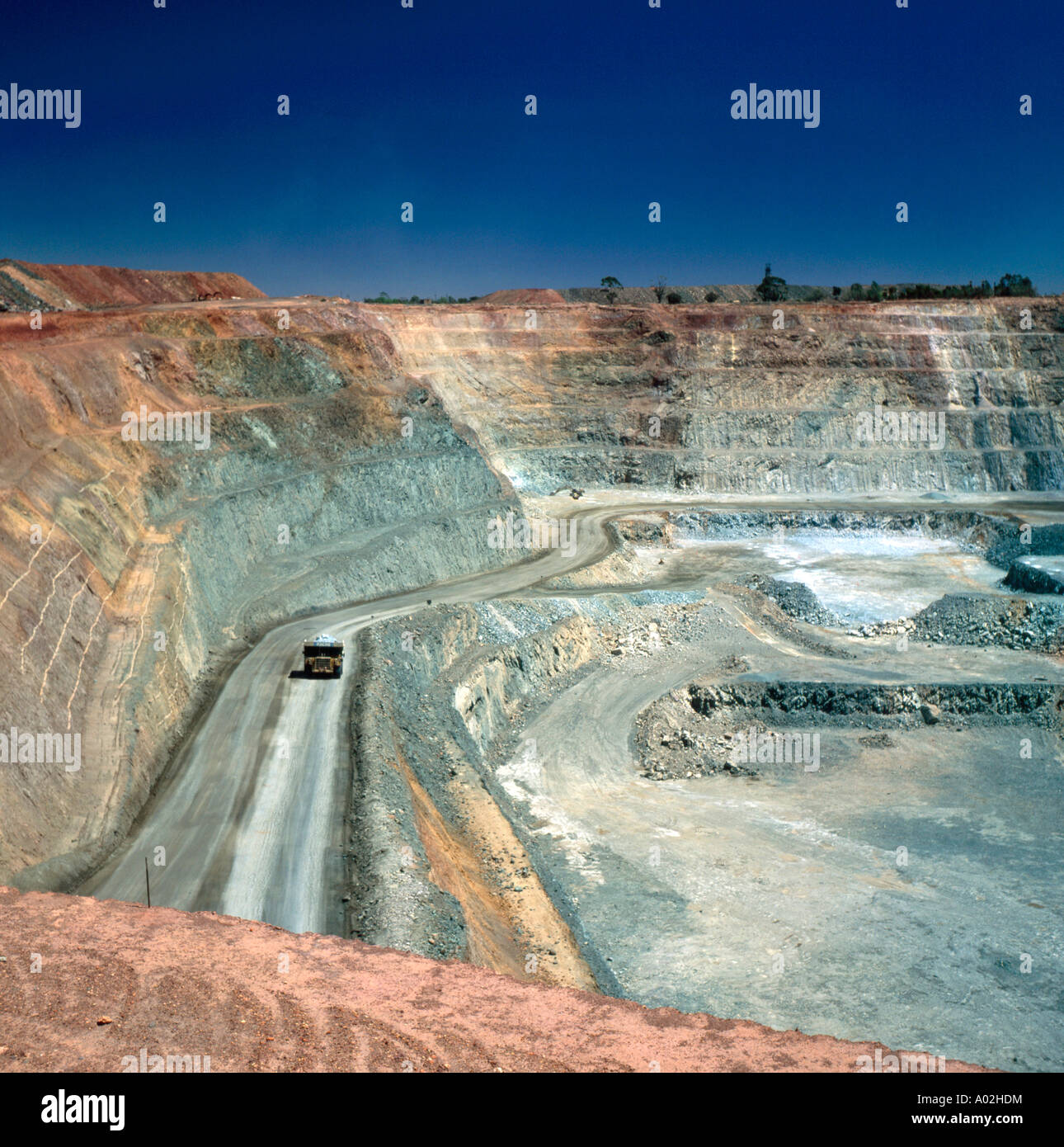 Fimiston super pit open cast gold mine Kalgoorlie Western Australia Stock Photo Alamy
