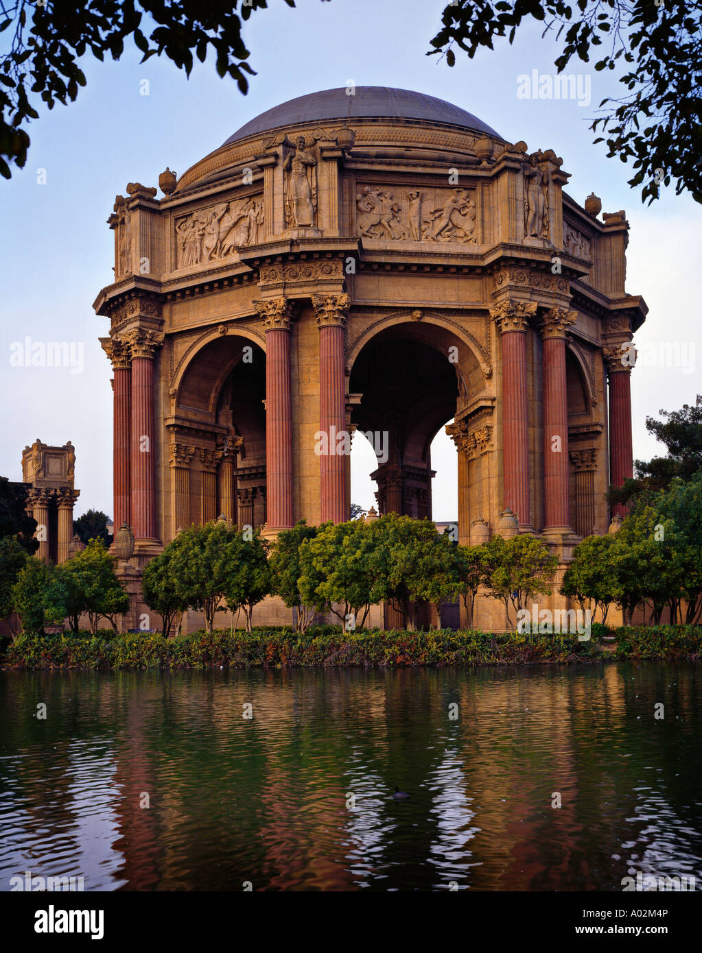 Palace of Fine Arts in San Francisco California Stock Photo