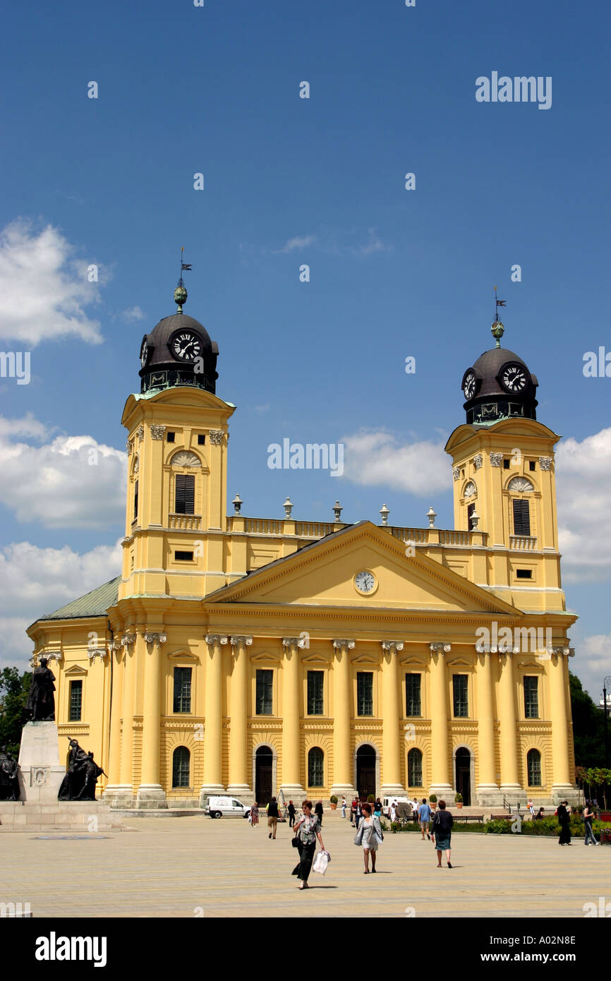 Hungary Debrecen Great Church Nagytemplom Cathedral Stock Photo Alamy