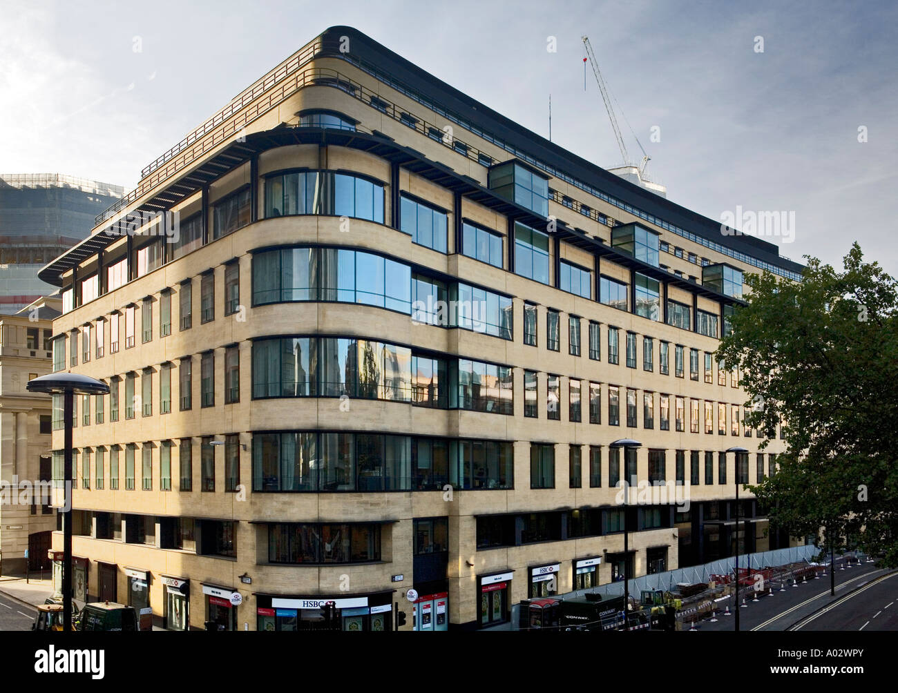 Deutsche Bank London headquarters at Winchester House London Wall Stock Photo