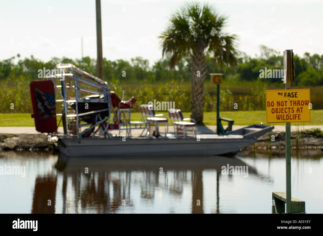 Tourist Air boat in the Florida Everglades, USA Stock Photo Alamy
