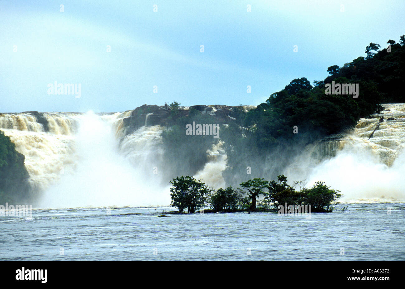 Waterfalls Canaima, Venezuela Stock Photo