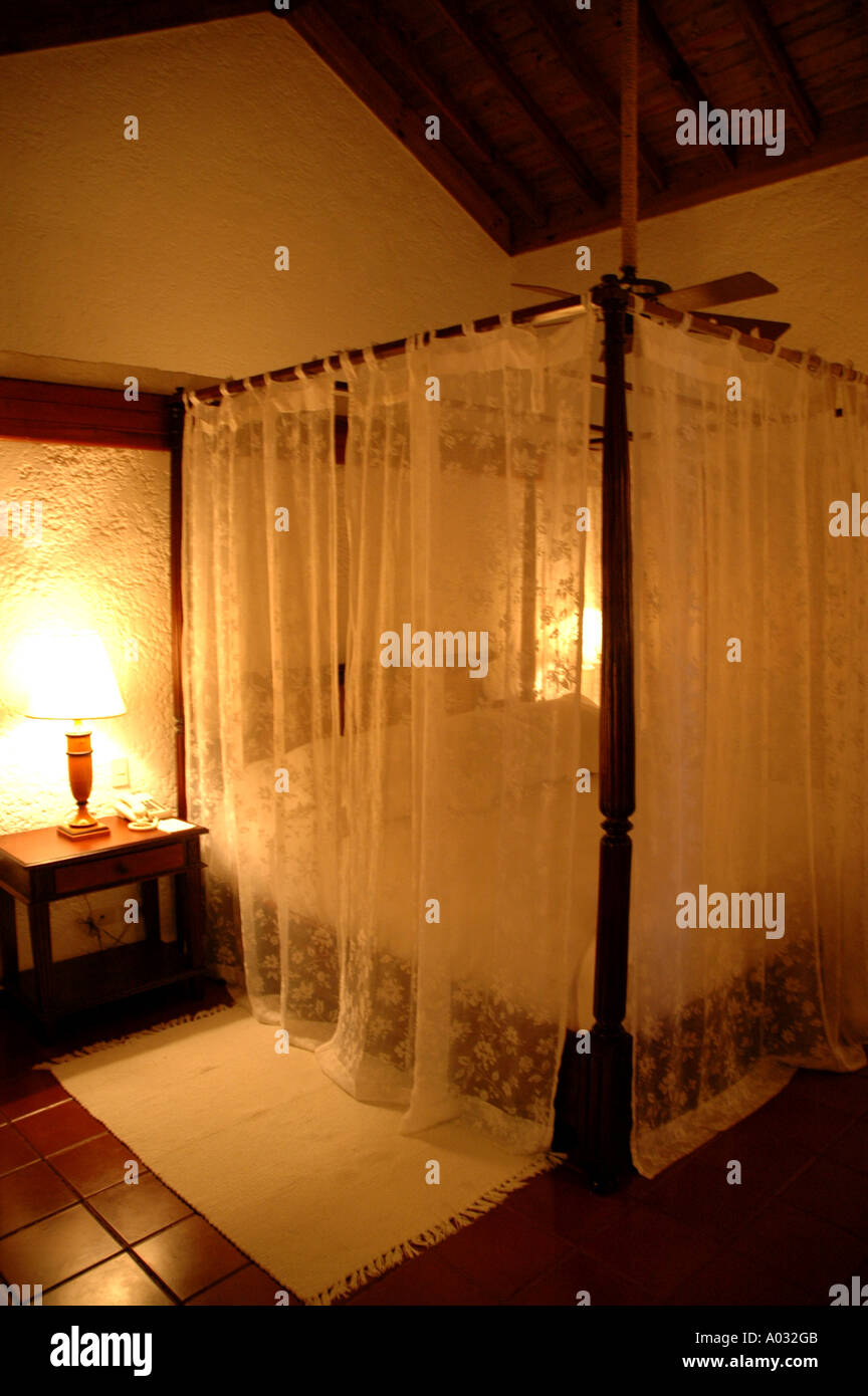 Tropics four poster bed mosquito netting Casa de Campo Resort Dominican