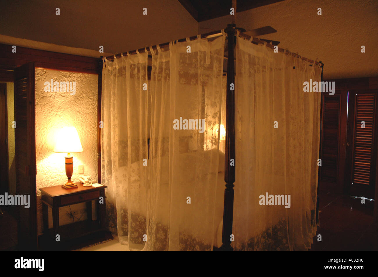 Tropics four poster bed mosquito netting Casa de Campo Resort Dominican