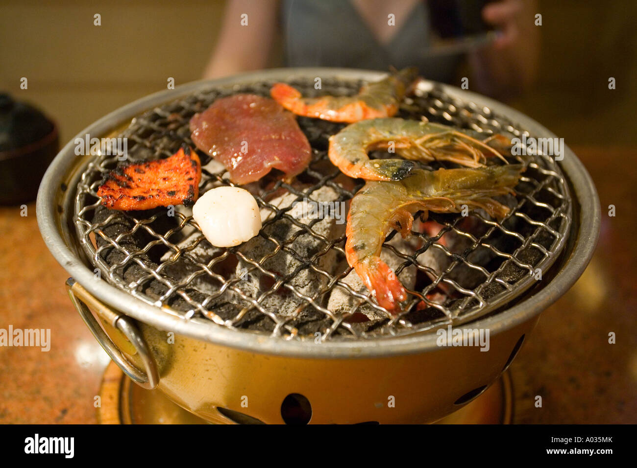 Korean charcoal barbecue hires stock photography and images Alamy