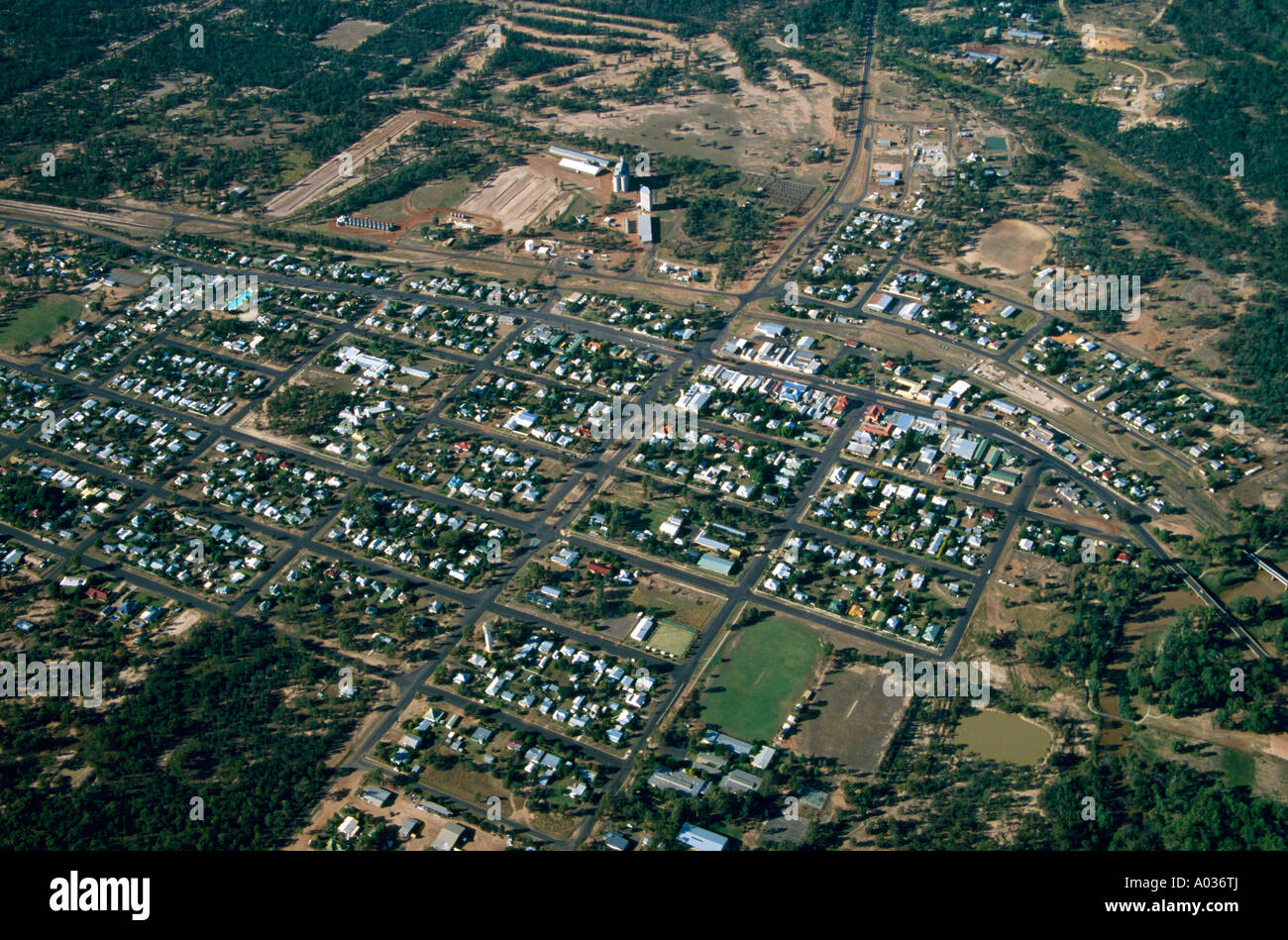 Aerial town chinchilla hires stock photography and images Alamy