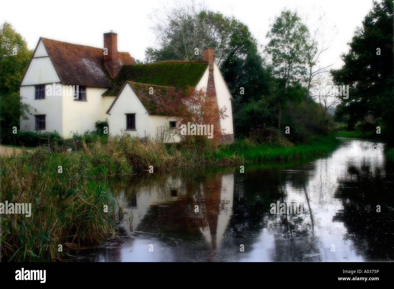 Willy Lotts Cottage at Flatford Dedham Vale Suffolk UK Stock Photo Alamy