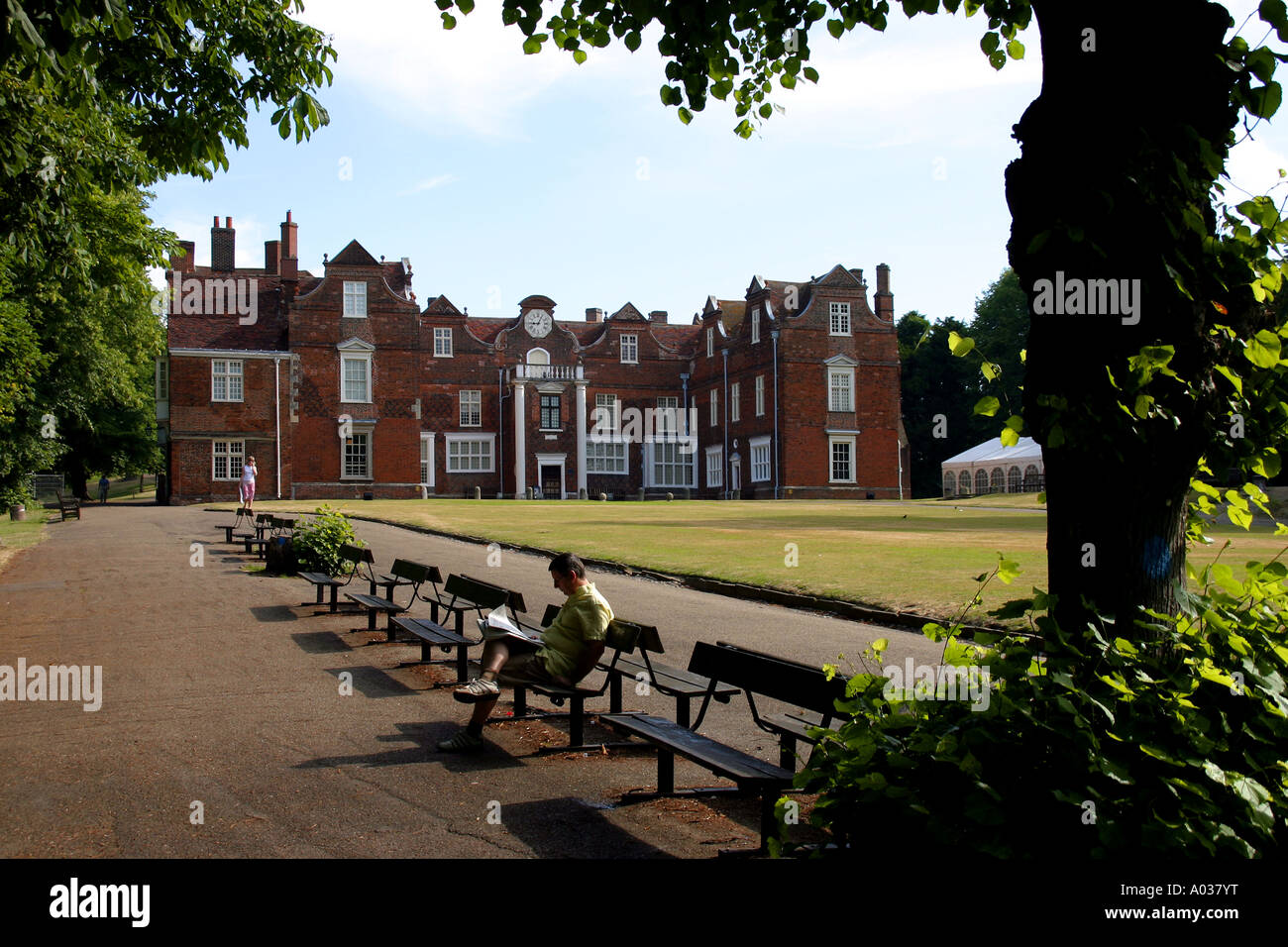 The 15th Century Christchurch Mansion in Christchurch Park Ipswich