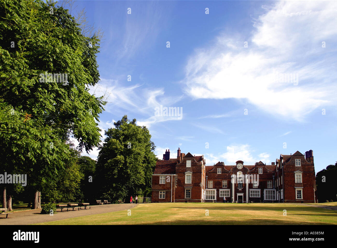 Christcurch Mansion a Tudor building situated in Christchurch Park