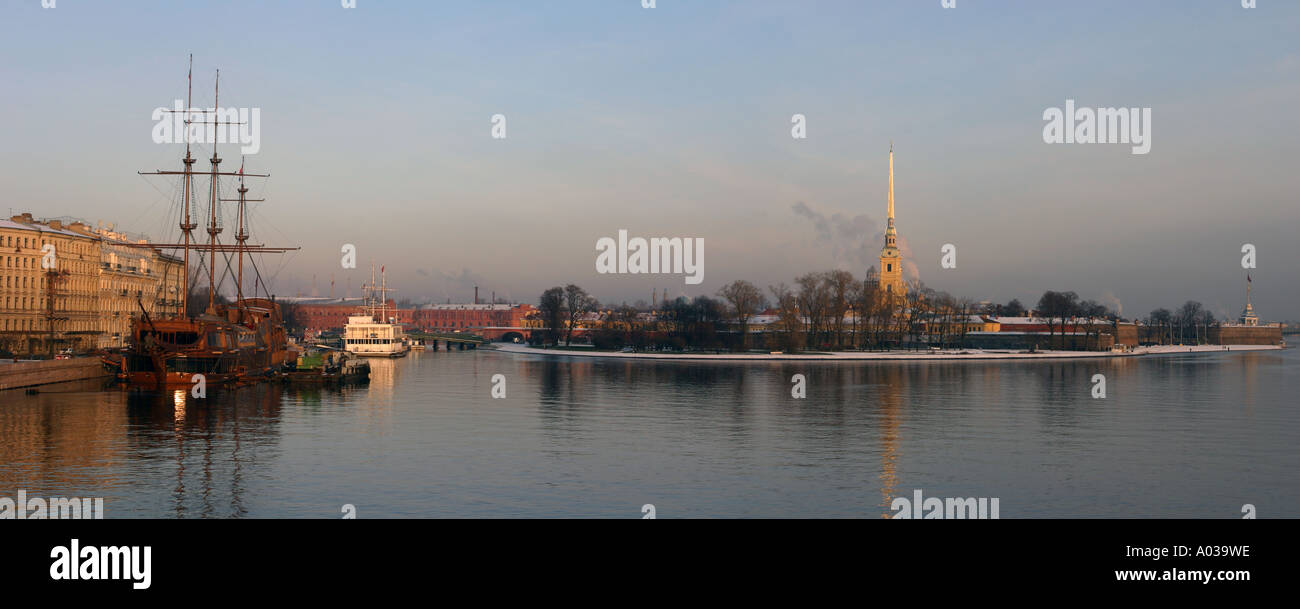 Russia.St. Petersburg. The Fortess of Peter and Pavel. Stock Photo