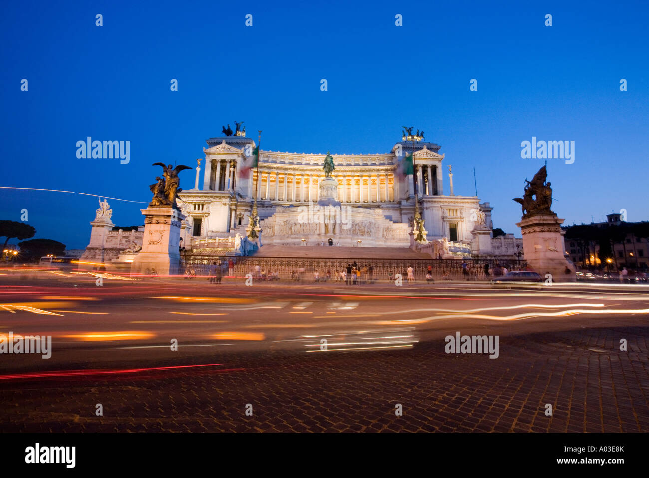 The Victor Emmanuel Monument in Rome Stock Photo - Alamy