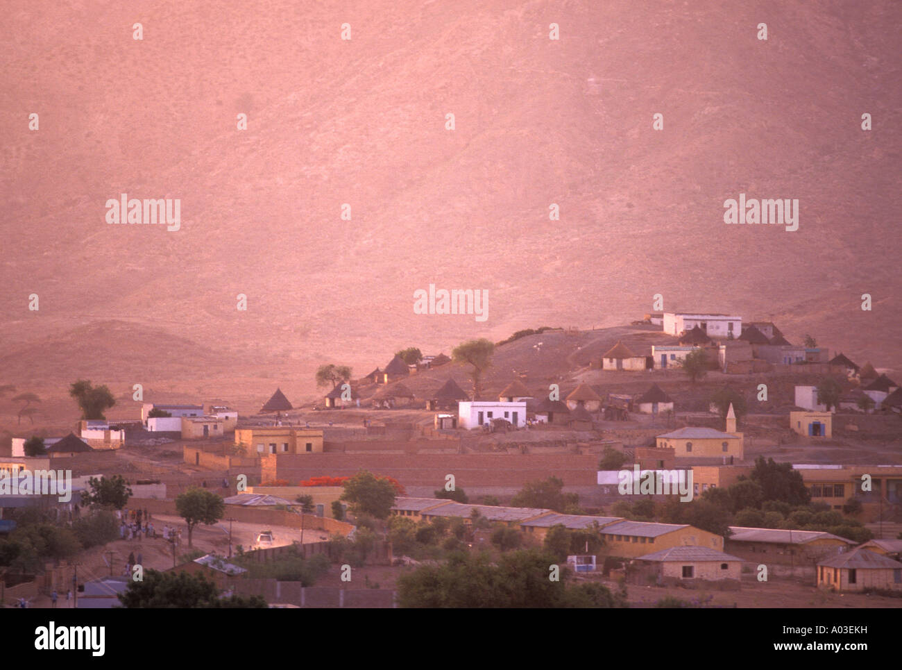 Stock image of Kerin Eritrea in a desert like setting Stock Photo