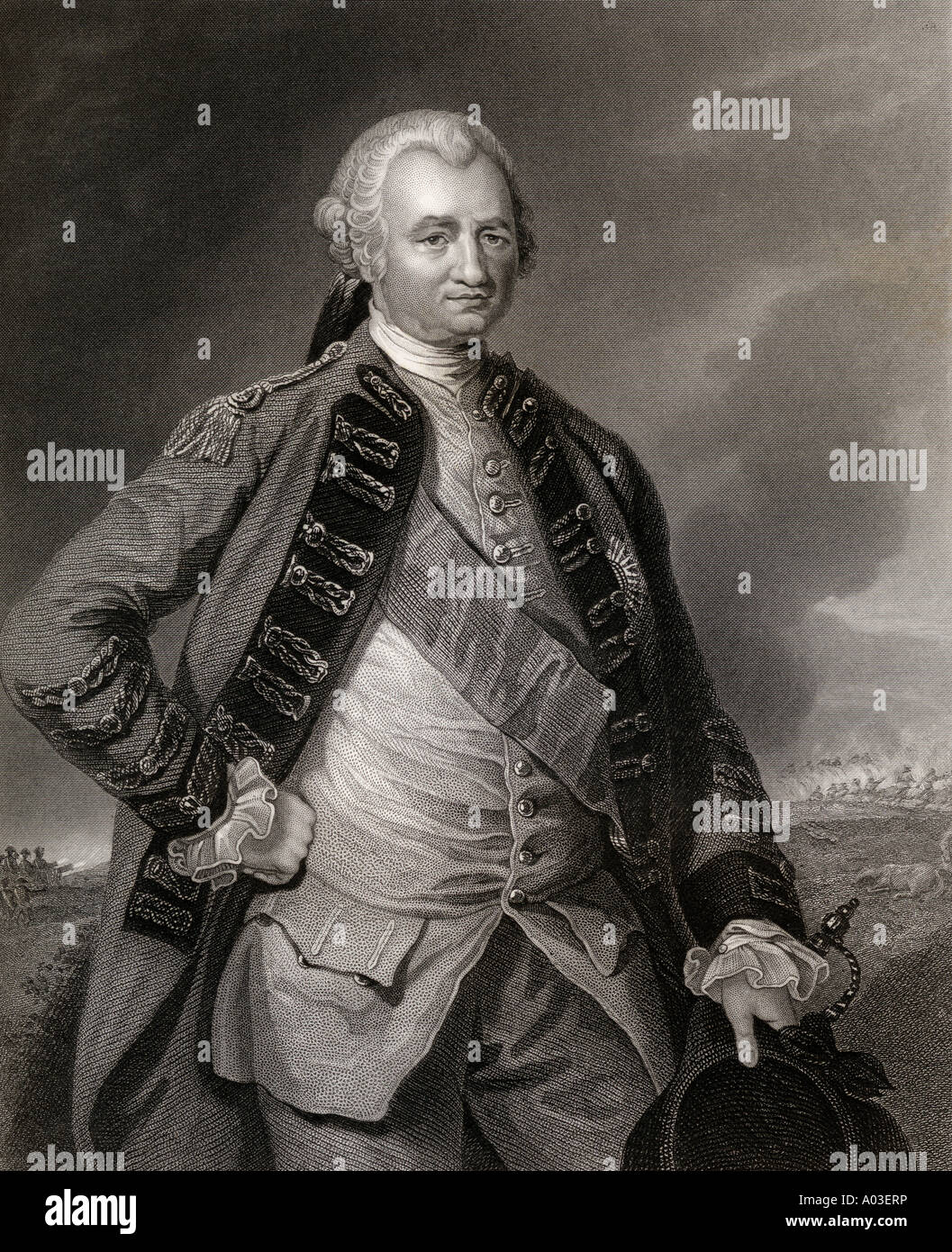 Major-General Robert Clive, 1st Baron Clive, aka Clive of India, 1725 -1774.  British officer and privateer. Stock Photo