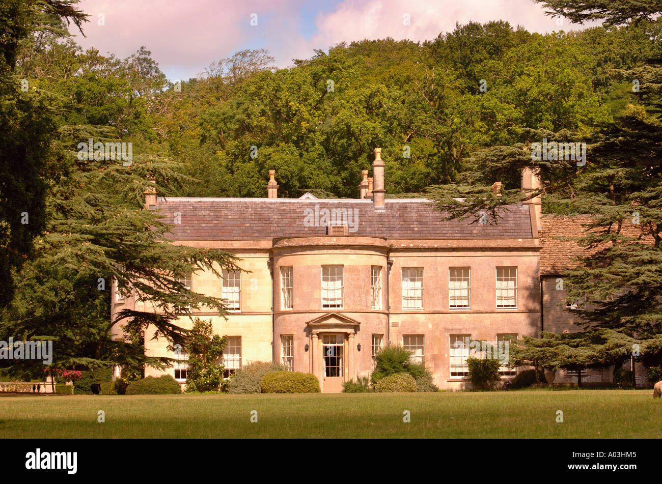 OZLEWORTH PARK HOUSE NEAR WOTTON UNDER EDGE GLOUCESTERSHIRE UK Stock