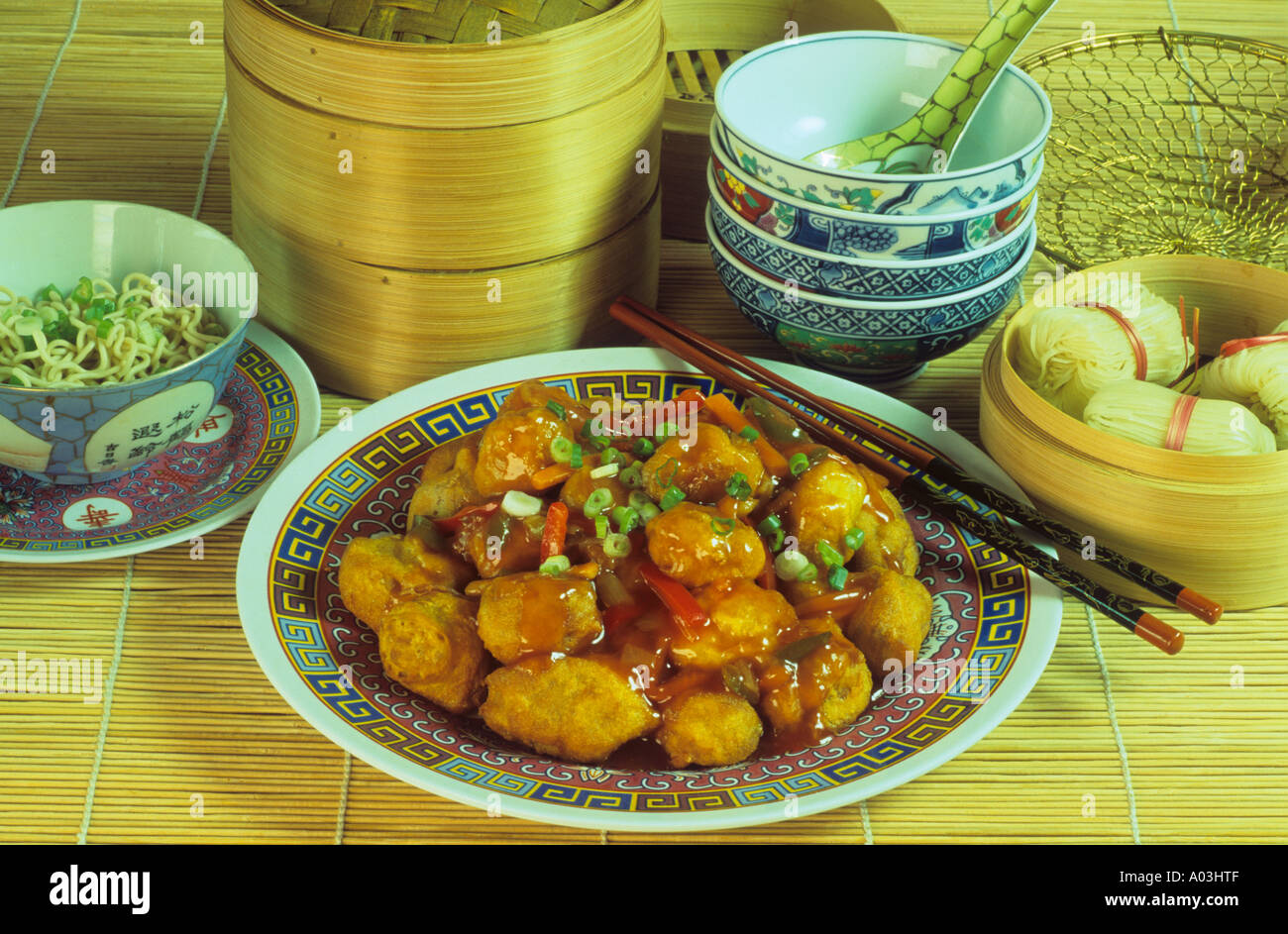 Sweet and sour pork China Hong Kong Stock Photo Alamy