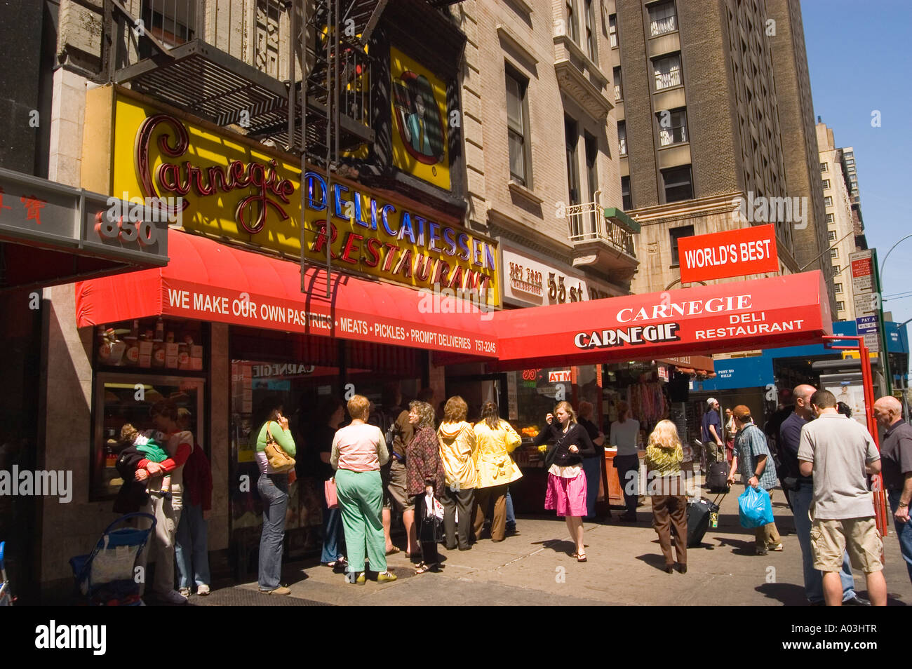 New York City New York Food Carnegie Deli Stock Photo Alamy