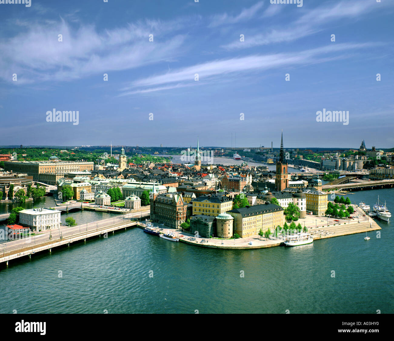 SE - STOCKHOLM:  The Civic Center and the City Stock Photo